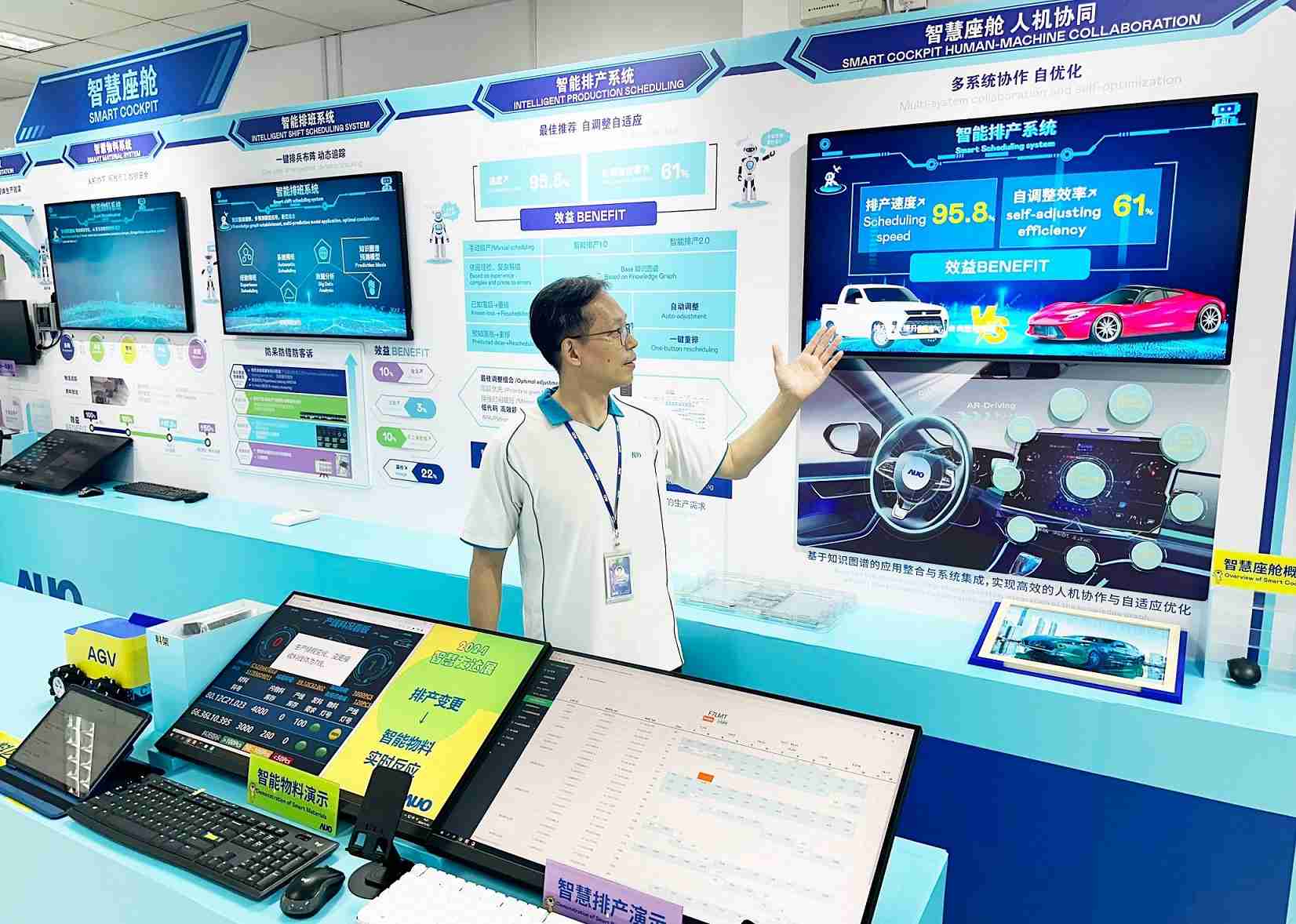 万利厦门将5G+ABC技术串联生产管理全流程，，，，打通研发、、、采购、、、、生管、、、、制程、、、设备、、、质量等产品全生命周期制造流程，，完成数字化设计、、、、智慧供应链、、、、智能座舱、、全流程设备管理、、、数据驱动优化、、智慧在线检测、、、智慧品管等自适应生产模式升级