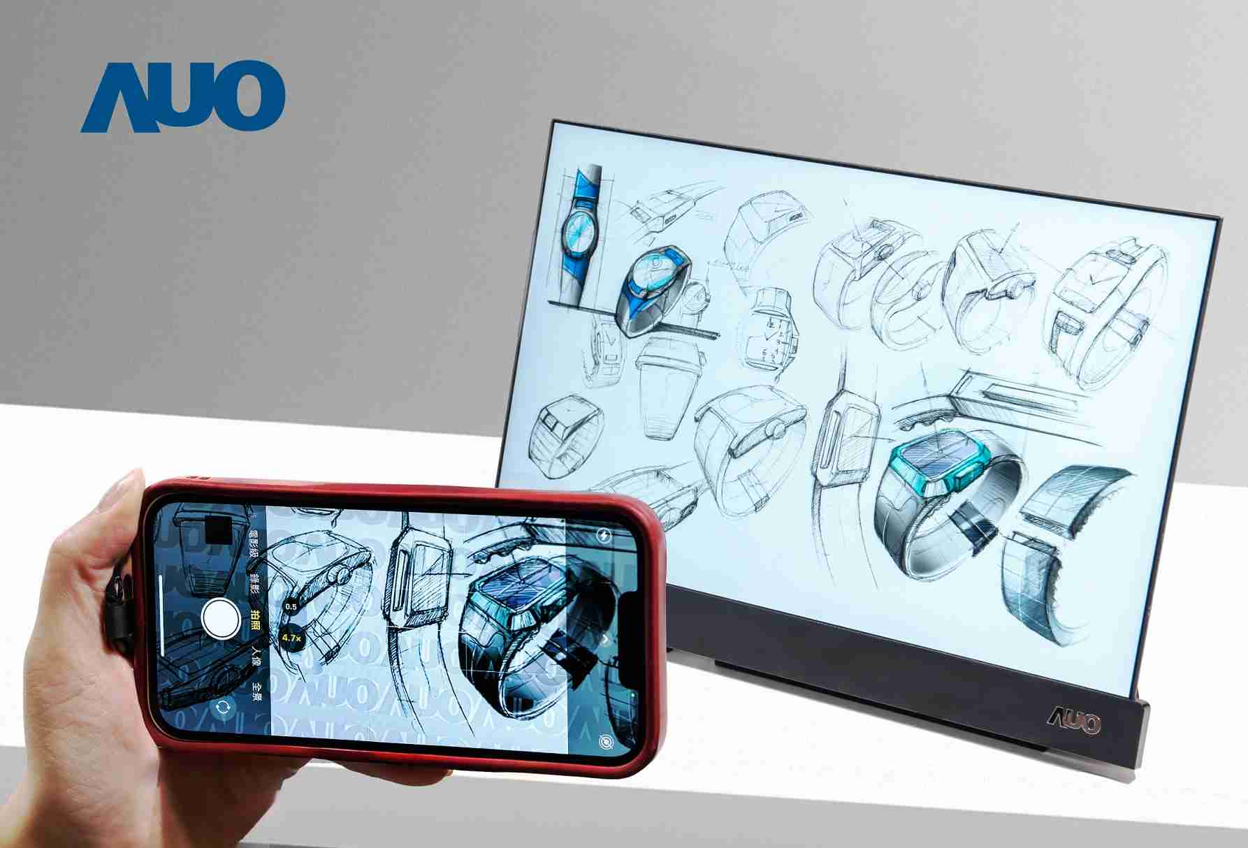 万利16吋防窥显示器，，采用人眼无法察觉、、、相机拍摄时才显现的隐藏式水印技术，，未来可结合AI镜头侦测周围环境，，实时开启或关闭水印，，，大幅提升在公共场域使用显示器的安全性